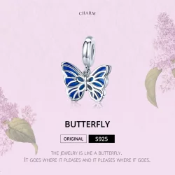 Zawieszka Typu Pandora Motyl - BSC149