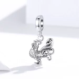 Zawieszka Typu Pandora Odważny kogut - SCC1337