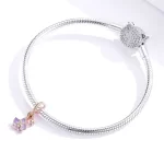 Zawieszka Typu Pandora Orchidea - BSC287