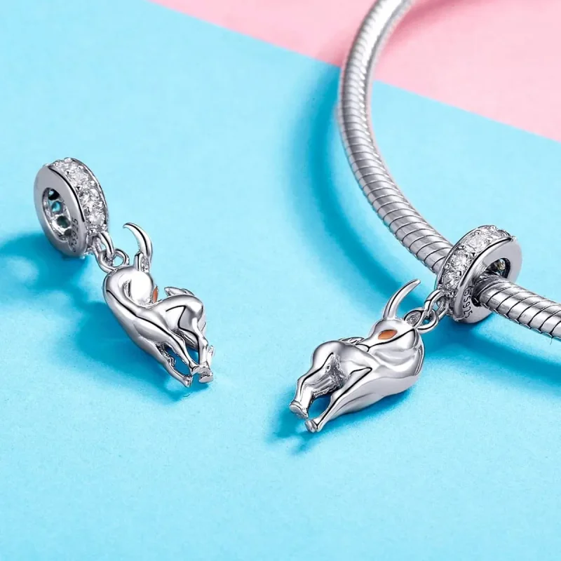 (zdjęcie do) Zawieszka Typu Pandora Ostatnia antylopa tybetańska - BSC046 - Wyświetl 4
