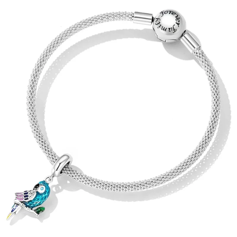 (zdjęcie do) Zawieszka Typu Pandora Papuga - SCC2271 - Wyświetl 5