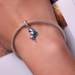Zawieszka Typu Pandora Papuga - SCC2271
