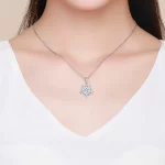 Zawieszka Typu Pandora Płatki śniegu - SCC940