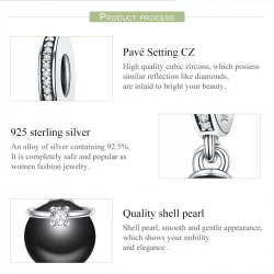 Zawieszka Typu Pandora Perły prestiżu - SCC572