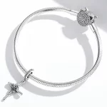 Zawieszka Typu Pandora Różany Krzyż - BSC526