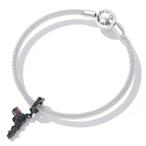 Zawieszka Typu Pandora Różany pistolet - SCC2241