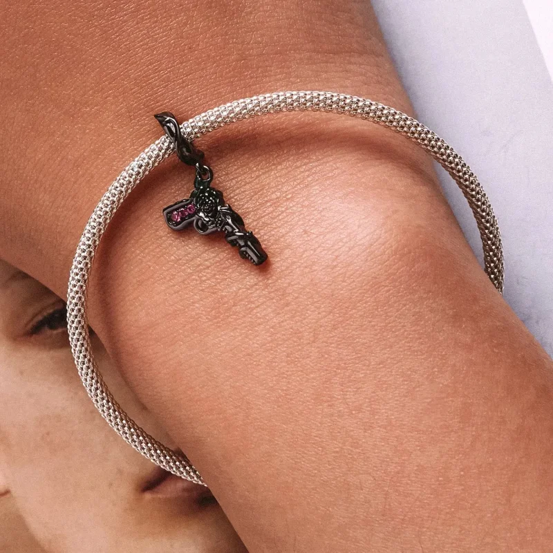 (zdjęcie do) Zawieszka Typu Pandora Różany pistolet - SCC2241 - Wyświetl 6