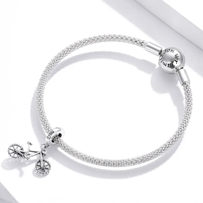 (zdjęcie do) Zawieszka Typu Pandora Rower - BSC384 - Wyświetl 3