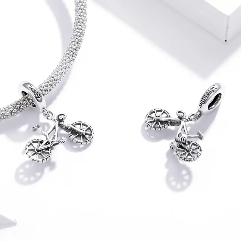 (zdjęcie do) Zawieszka Typu Pandora Rower - BSC384 - Wyświetl 4