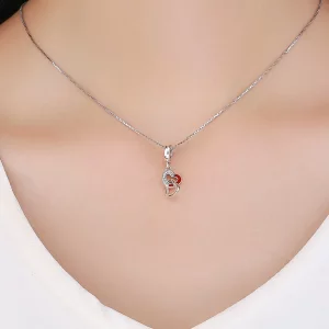 Zawieszka Typu Pandora Serce do serca - SCC735