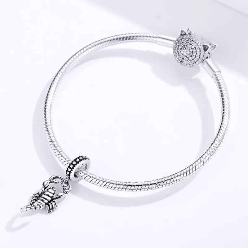 (zdjęcie do) Zawieszka Typu Pandora Skorpion - SCC1329 - Wyświetl 3