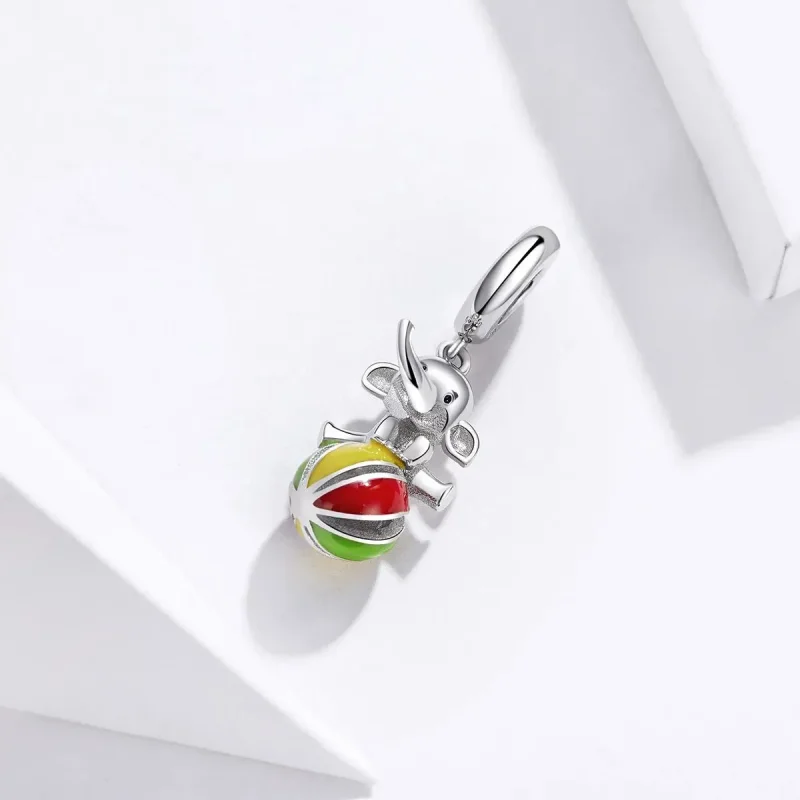 (zdjęcie do) Zawieszka Typu Pandora Słoń - BSC091 - Wyświetl 2