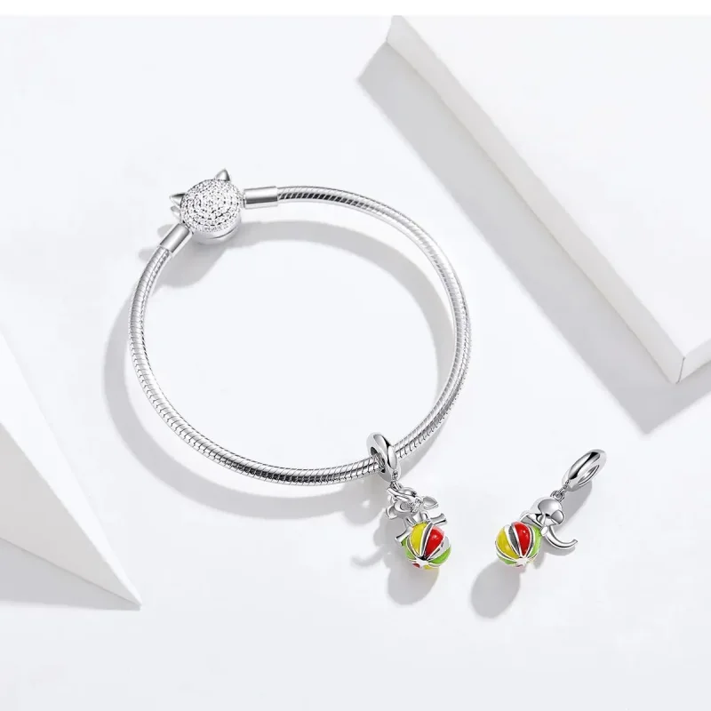 (zdjęcie do) Zawieszka Typu Pandora Słoń - BSC091 - Wyświetl 4