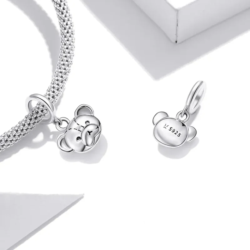 (zdjęcie do) Zawieszka Typu Pandora Słodki miś - SCX120-L - Wyświetl 4
