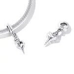 Zawieszka Typu Pandora Srebrna koncha - SCC2235