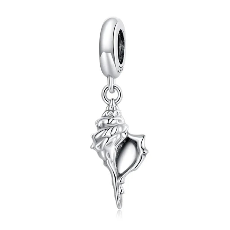 (zdjęcie do) Zawieszka Typu Pandora Srebrna koncha - SCC2235