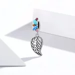 Zawieszka Typu Pandora stylowe liście - BSC455