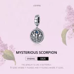 Zawieszka Typu Pandora Tajemniczy Skorpion - SCC1503