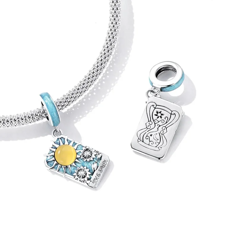 (zdjęcie do) Zawieszka Typu Pandora Tarot - Słońce - SCC2264 - Wyświetl 4