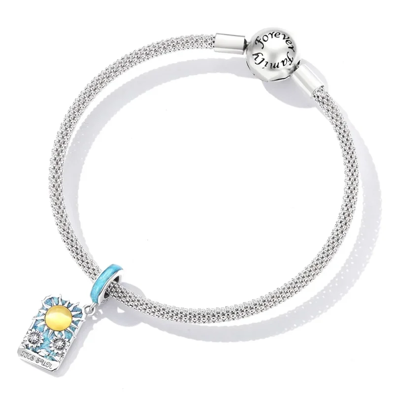 (zdjęcie do) Zawieszka Typu Pandora Tarot - Słońce - SCC2264 - Wyświetl 5