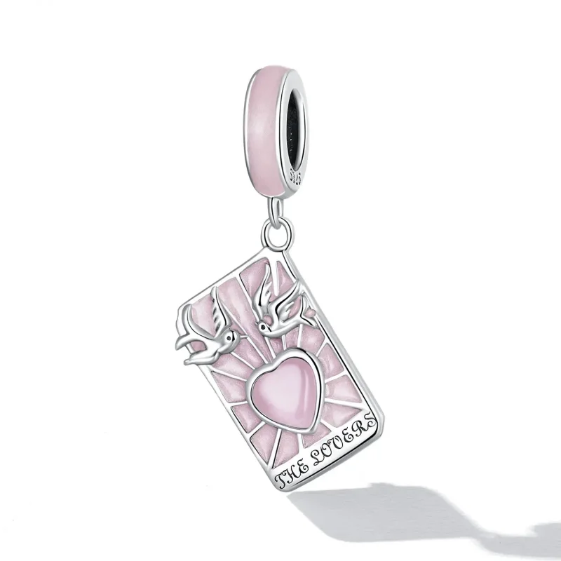 (zdjęcie do) Zawieszka Typu Pandora Tarot - Zakochani - SCC2263 - Wyświetl 2