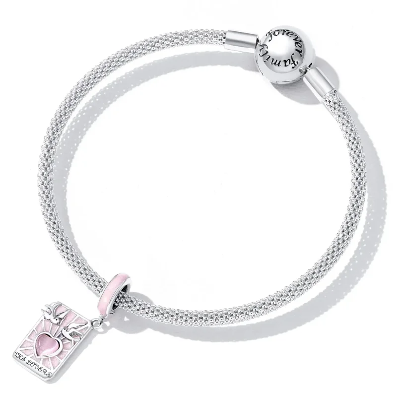 (zdjęcie do) Zawieszka Typu Pandora Tarot - Zakochani - SCC2263 - Wyświetl 4