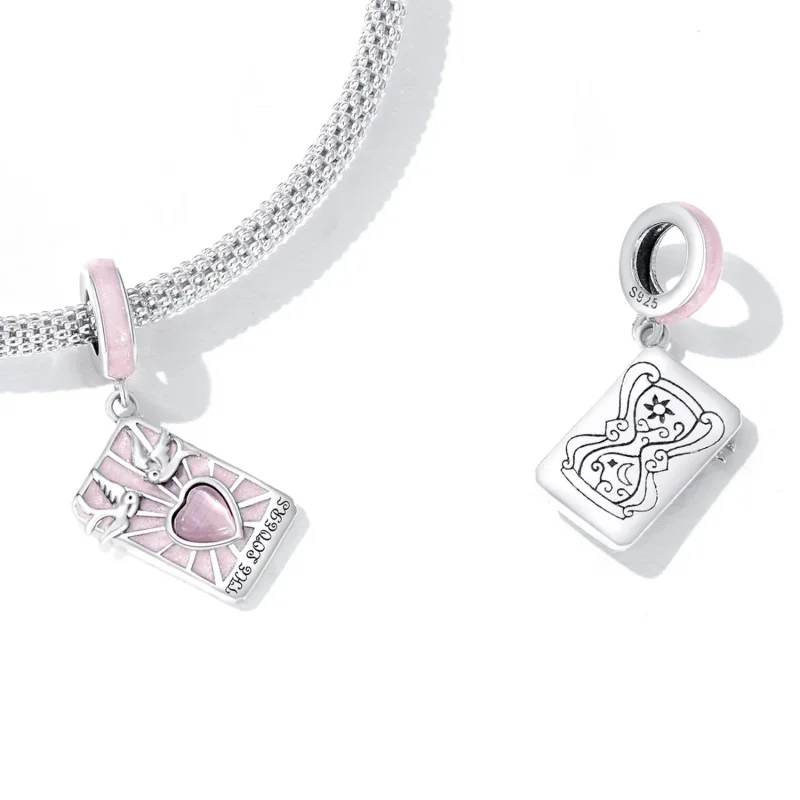 (zdjęcie do) Zawieszka Typu Pandora Tarot - Zakochani - SCC2263 - Wyświetl 5
