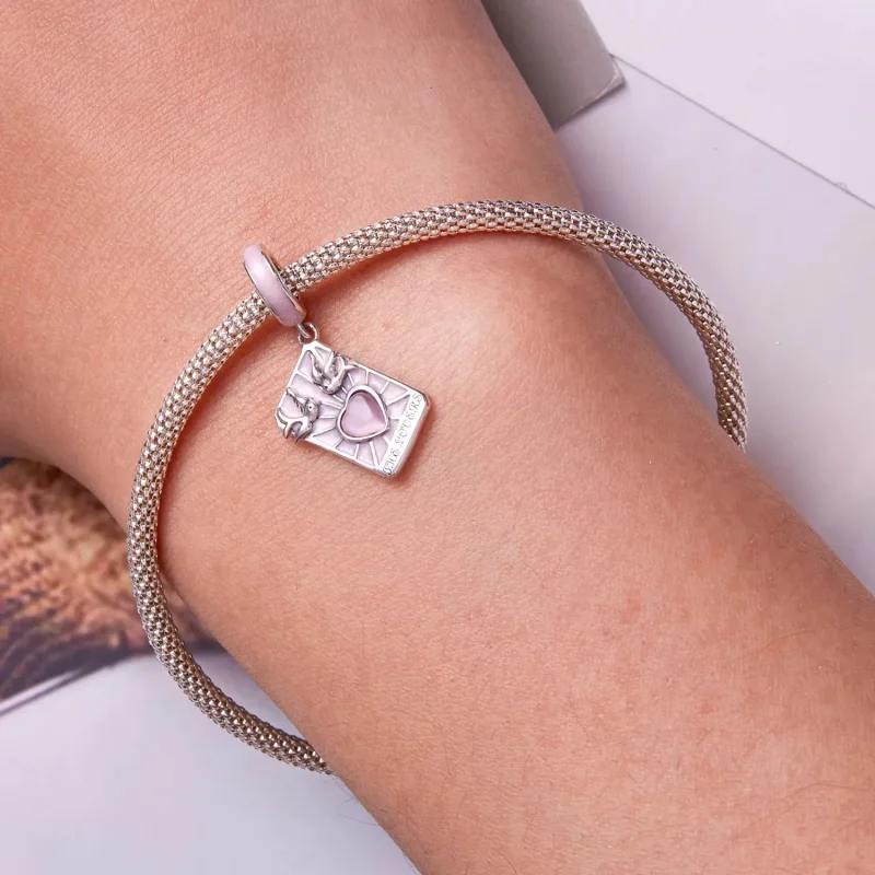 (zdjęcie do) Zawieszka Typu Pandora Tarot - Zakochani - SCC2263 - Wyświetl 6