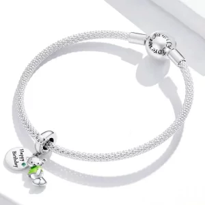 Zawieszka Typu Pandora Urodzinowy Miś - BSC560