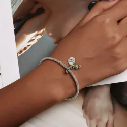 Zawieszka Typu Pandora Urodzinowy Miś - BSC560