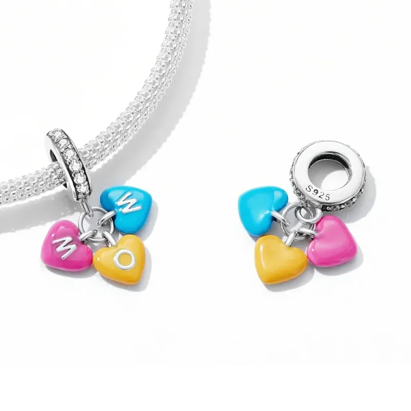 (zdjęcie do) Zawieszka Typu Pandora Uwielbiam Skittlesy - SCC2200 - Wyświetl 4