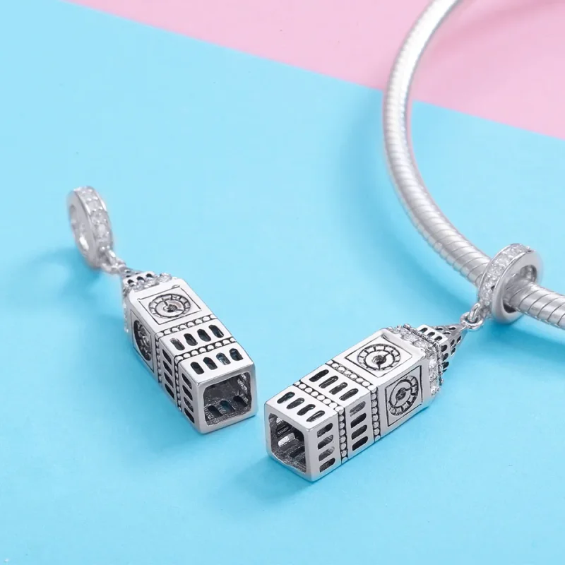 (zdjęcie do) Zawieszka Typu Pandora Wielka Brytania Big Ben - SCC868 - Wyświetl 3