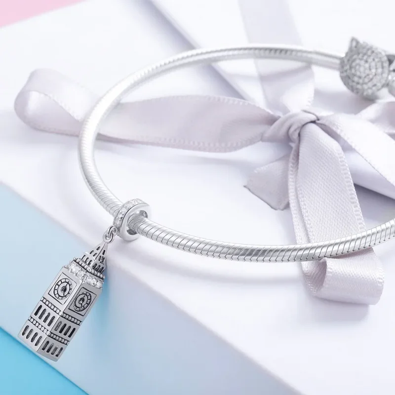 (zdjęcie do) Zawieszka Typu Pandora Wielka Brytania Big Ben - SCC868 - Wyświetl 4