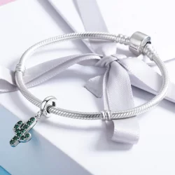 Zawieszka Typu Pandora Świeży Kaktus - SCC515