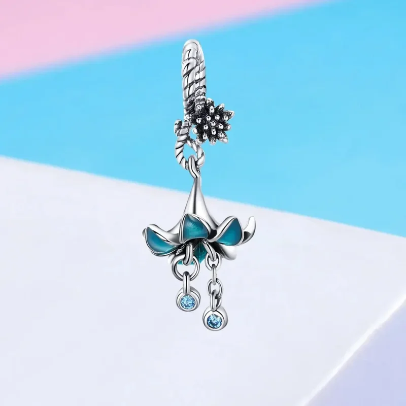 (zdjęcie do) Zawieszka Typu Pandora Wymarzona orchidea - BSC034 - Wyświetl 2