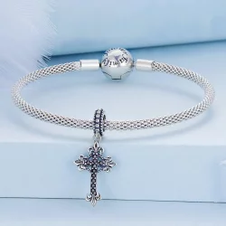 Zawieszka Typu Pandora Zabytkowy krzyż - BSC669
