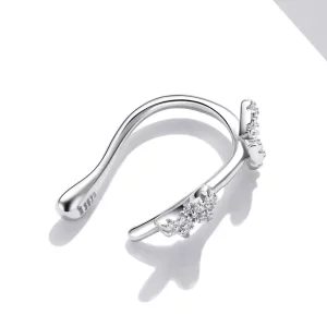 Klips na ucho Motyl romans - SCE1202