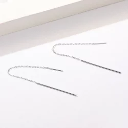 Kolczyk wiszący Typu Pandora Elegancka linia - SCE490