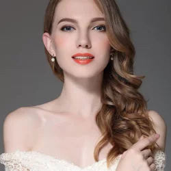 Kolczyk wiszący Typu Pandora Perła - SCE006