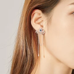 Kolczyk wiszący Typu Pandora Szczęśliwe oczy - BSE334