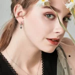 Kolczyk wiszący Typu Pandora Złe oko - SCE058