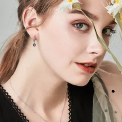 Kolczyk wiszący Typu Pandora Złe oko - SCE058