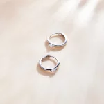 Kolczyki koła Typu Pandora Błyszczący Diament - SCE1050-A