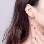 Kolczyki koła Typu Pandora Duży kolczyk do ucha - SCE598