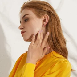 Kolczyki koła Typu Pandora Gwiazda księżycowa - BSE289