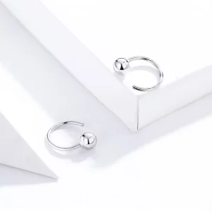 Kolczyki koła Typu Pandora Mała piłka - SCE782-A