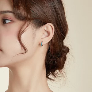 Kolczyki koła Typu Pandora Opal - SCE992