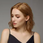 Kolczyki koła Typu Pandora Randki w sercach - SCE445-C