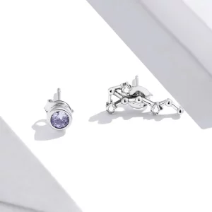 Kolczyki sztyfty Typu Pandora Gwiaździste niebo - SCE912-8