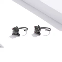 Kolczyki sztyfty Typu Pandora Kot - SCE1125